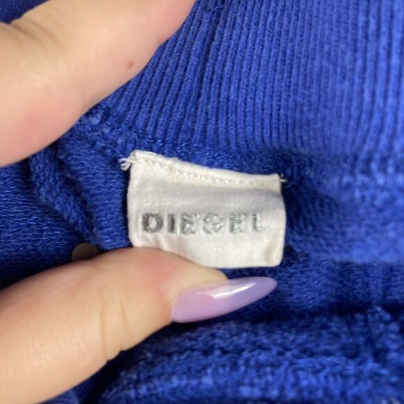 Diesel Kids Shorts Boys Blue Elastic Waist Drawstring Pocket Activewear Outdoor - Picture 8 of 15